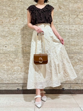 横浜ポルタ店さん（レディース・158cm）の夏コーディネート