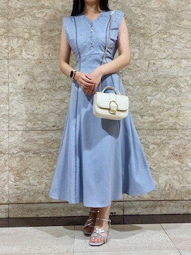横浜ポルタ店さん（レディース・157cm）の夏コーディネート