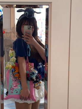 「Hard Rock Cafe（ハードロックカフェ）のアイテム」を使った、kairi1217さん（レディース・155cm）の夏コーディネート