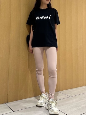 「アイテム（レギンス/スパッツ）」を使った、emmiさん（レディース・157cm）の夏コーディネート