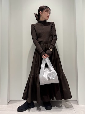 「アイテム（ルームウェア）」を使った、emmiさん（レディース・154cm）の秋コーディネート