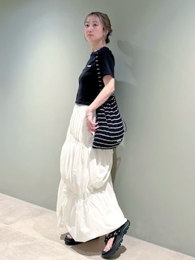 「emmi（エミ）のアイテム」を使った、emmiさん（レディース・157cm）の春コーディネート