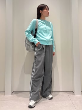 「アイテム（ルームウェア/パジャマ）」を使った、emmiさん（レディース・154cm）の秋コーディネート