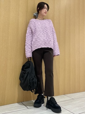 「emmi（エミ）のアイテム」を使った、emmiさん（レディース・169cm）の冬コーディネート