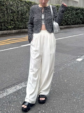 「emmi（エミ）のアイテム（トップス）」を使った、emmiさん（レディース・157cm）の冬コーディネート