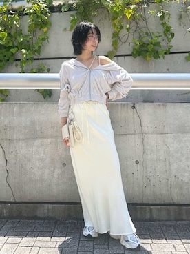 「アイテム（PC・スマホグッズ/家電）」を使った、emmiさん（メンズ・155cm）の夏コーディネート