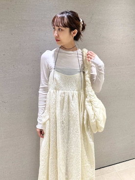 「MIZUNO（ミズノ　）のアイテム」を使った、emmiさん（レディース・161cm）の冬コーディネート