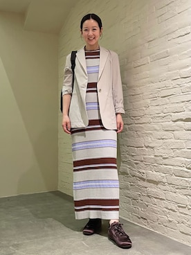 「emmi（エミ）のアイテム」を使った、emmiさん（レディース・157cm）の春コーディネート