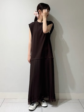 「emmi（エミ）のアイテム」を使った、emmiさん（レディース・152cm）の春コーディネート