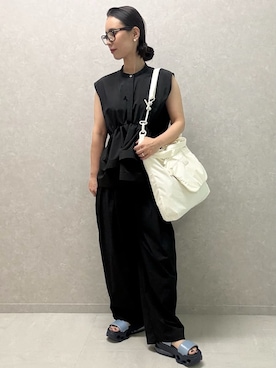 「emmi（エミ）の【NIKE】W AIR MAX HALO（サンダル、ブルー系）」を使った、emmiさんの夏コーディネート