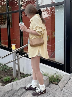 「adidas Originals（アディダスオリジナルス）の【adidas Originals for emmi】TOKYO W（スニーカー、ブラウン系）」を使った、emmiさんの秋コーディネート