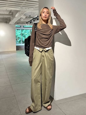 「emmi（エミ）のアイテム」を使った、emmiさん（レディース・165cm）の夏コーディネート