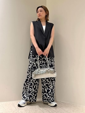 「PUMA」｜「アイテム（その他アウター）」を使った、emmiさん（レディース・158cm）の夏コーディネート