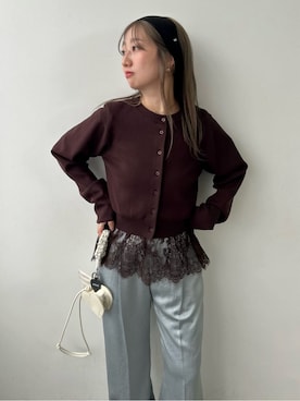 「emmi（エミ）のアイテム」を使った、emmiさん（レディース・157cm）の秋コーディネート