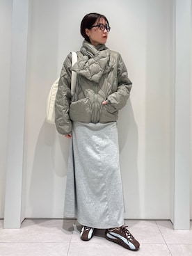 「アイテム（シューズアクセサリー）」を使った、emmiさん（レディース・154cm）の秋コーディネート