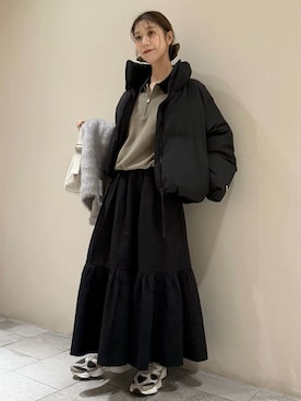 「emmi（エミ）のアイテム」を使った、emmiさん（レディース・163cm）の秋コーディネート