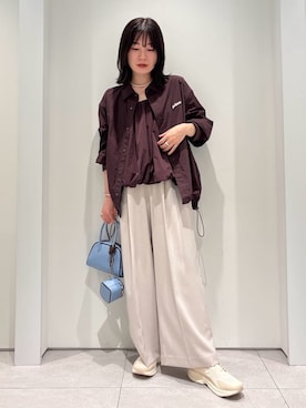 「アイテム（ルームウェア）」を使った、emmiさん（レディース・154cm）の夏コーディネート