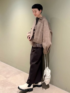 「emmi（エミ）のアイテム」を使った、emmiさん（レディース・153cm）の冬コーディネート