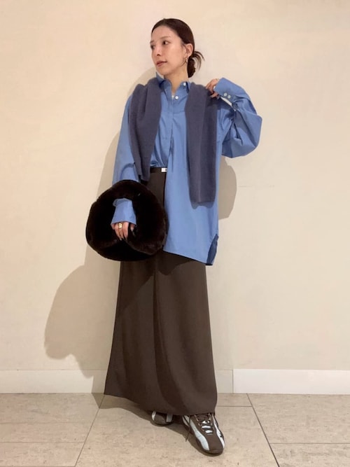 emmi ブラウス シャツ emmiロゴベーシックシャツ レディース