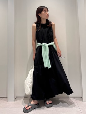 「PAES（ペイズ）のアイテム」を使った、emmiさん（レディース・154cm）の夏コーディネート