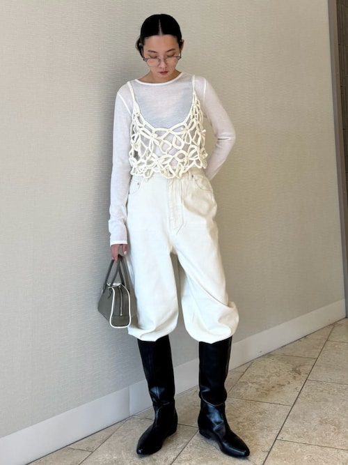 セール】かぎ針ハンドニットビスチェ（その他トップス）｜emmi（エミ