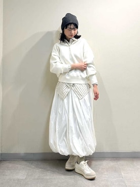 「emmi（エミ）のアイテム」を使った、emmiさん（メンズ・155cm）の冬コーディネート