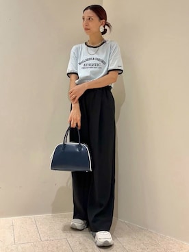 「骨格ナチュラル」｜emmiさん（レディース・154cm）の夏コーディネート