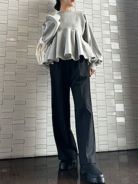 「アイテム（チャーム）」を使った、emmiさん（レディース・157cm）の冬コーディネート