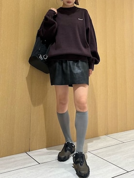 「アイテム（その他ルームウェア）」を使った、emmiさん（レディース・157cm）の秋コーディネート