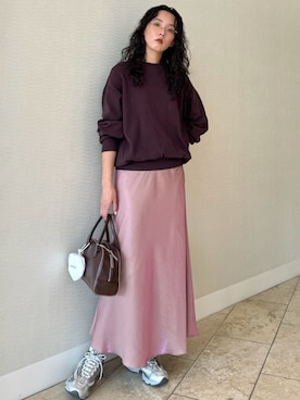 「アイテム（その他ヘアアクセサリー）」を使った、emmiさん（レディース・165cm）の秋コーディネート