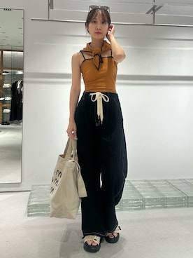 「アイテム（水着）」を使った、emmiさん（レディース・161cm）の夏コーディネート