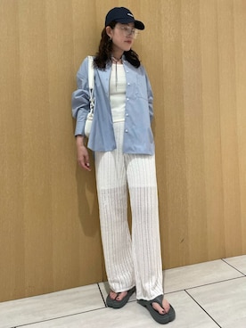 「HUNTER（ハンター）のアイテム」を使った、emmiさん（レディース・169cm）の夏コーディネート