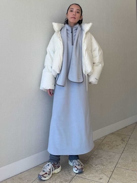 「骨格ナチュラル」｜emmiさん（レディース・165cm）の冬コーディネート