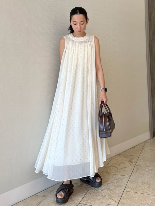 ラメドットボリュームワンピース（ワンピース）｜emmi（エミ）の