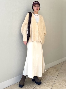 「アイテム（ルームウェア）」を使った、emmiさん（レディース・165cm）の秋コーディネート