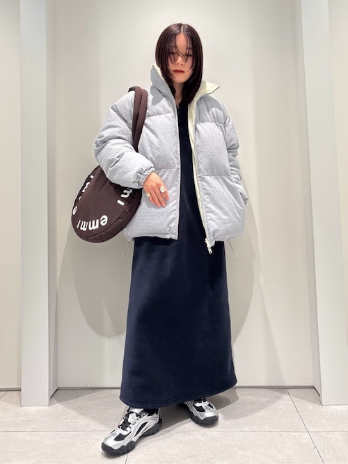 セットアイテム】eco ストール付きフリースワンピース（ワンピース