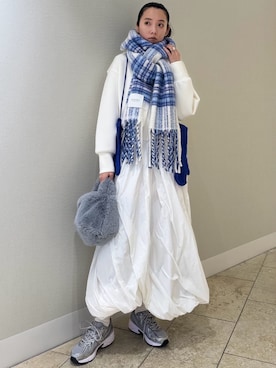 「emmi（エミ）のアイテム」を使った、emmiさん（レディース・165cm）の冬コーディネート