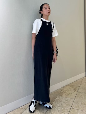 「アイテム（その他ヘアアクセサリー）」を使った、emmiさん（レディース・165cm）の夏コーディネート