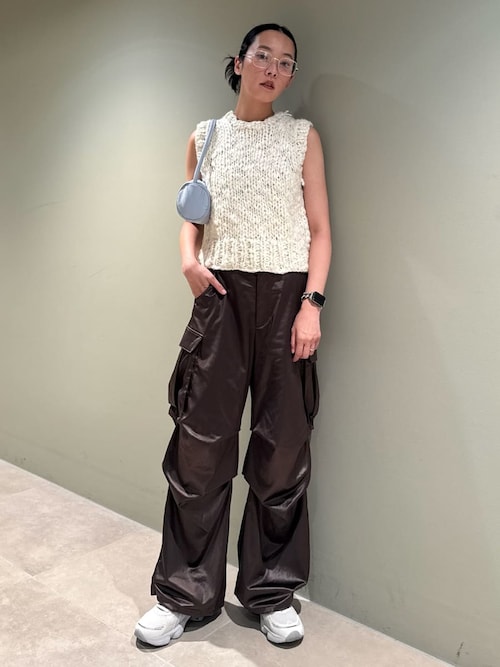 emmi ウールミックスハンドニットベスト ウールミックスハンドニットベスト（ベスト）｜emmi atelier