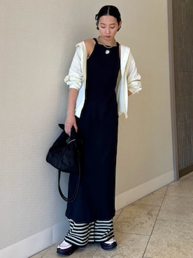 「アイテム（ルームウェア/パジャマ）」を使った、emmiさん（レディース・165cm）の夏コーディネート