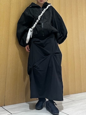 「emmi（エミ）のアイテム（ブルゾン）」を使った、emmiさん（レディース・157cm）の春コーディネート