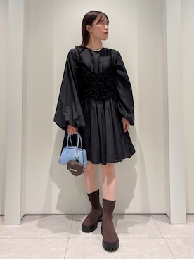 「アイテム（その他トップス）」を使った、emmiさん（レディース・154cm）の夏コーディネート