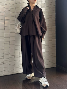 「emmi（エミ）のアイテム（その他アウター）」を使った、emmiさん（レディース・156cm）の冬コーディネート