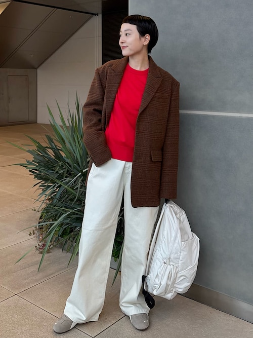 ウールチェックジャケット（テーラードジャケット）｜emmi（エミ）の