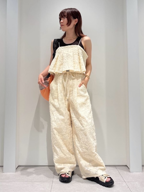 ファッション雑貨・小物その他 Emmie Pants ウエストギャザーワイドパンツ（その他パンツ）｜emmi（エミ）の