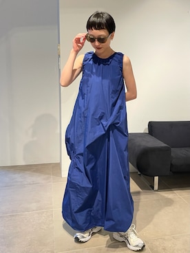 「ASICS（アシックス）のアイテム」を使った、emmiさん（レディース・153cm）の冬コーディネート