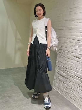 「アイテム（食器/キッチン）」を使った、emmiさん（レディース・157cm）の夏コーディネート