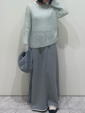 「emmi（エミ）のアイテム」を使った、emmiさん（レディース・163cm）の冬コーディネート