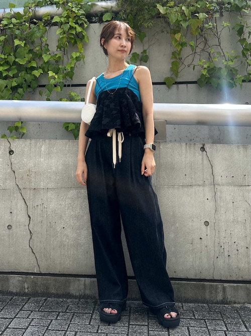 ファッション雑貨・小物その他 Emmie Pants ウエストギャザーワイドパンツ(その他パンツ)|emmi(エミ)の