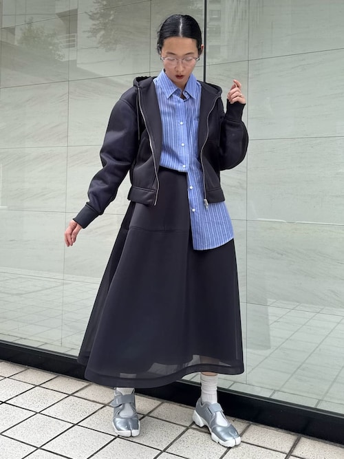 シアーダンボールジップフーディーブルゾン（ブルゾン）｜emmi（エミ